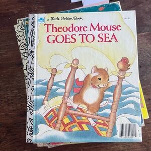 21 vintage gold/silver spine child books